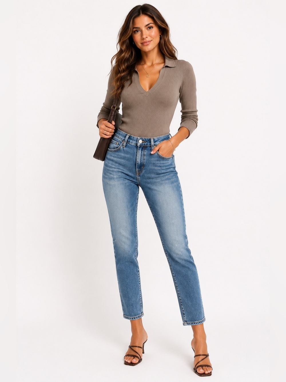 AG Adriano Goldschmied Women’s Light Wash Slim Straight Jeans Size 25R Premium